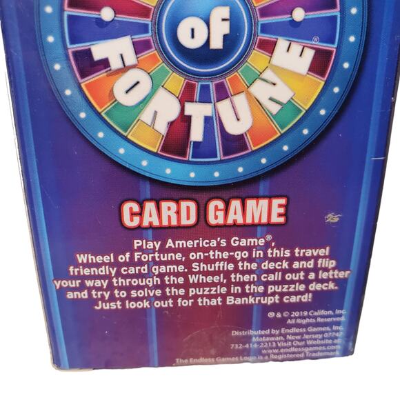 Wheel of Fortune Card Game 2019 Card Game Americas Card Game - Picture 5 of 8